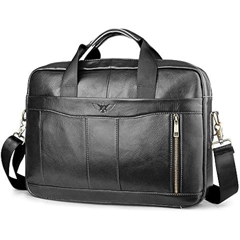 SPAHER Sacoche Ordinateur Cuir 14" Cover