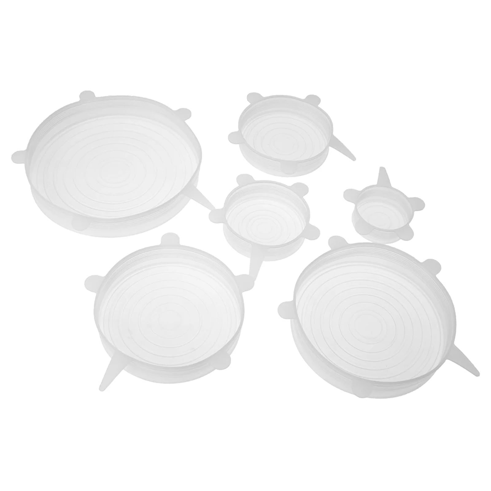 3Sets Silicone Stretch Lid Flexible Round Bowl Cover Cooking Durable Food Storage Covers for Bowls Jars