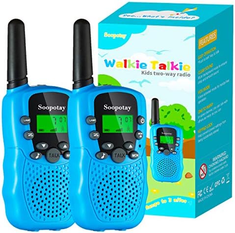 Soopotay Kids Toys for Boys Age 6-12, Walkie Talkies for Kids 2 Pack, Long Distance Kids Walkie Talkies Toys for Girls and Boys, Kids Two-Way Radios for 3-12 Years Old, Easter Basket Stuffers for Kids