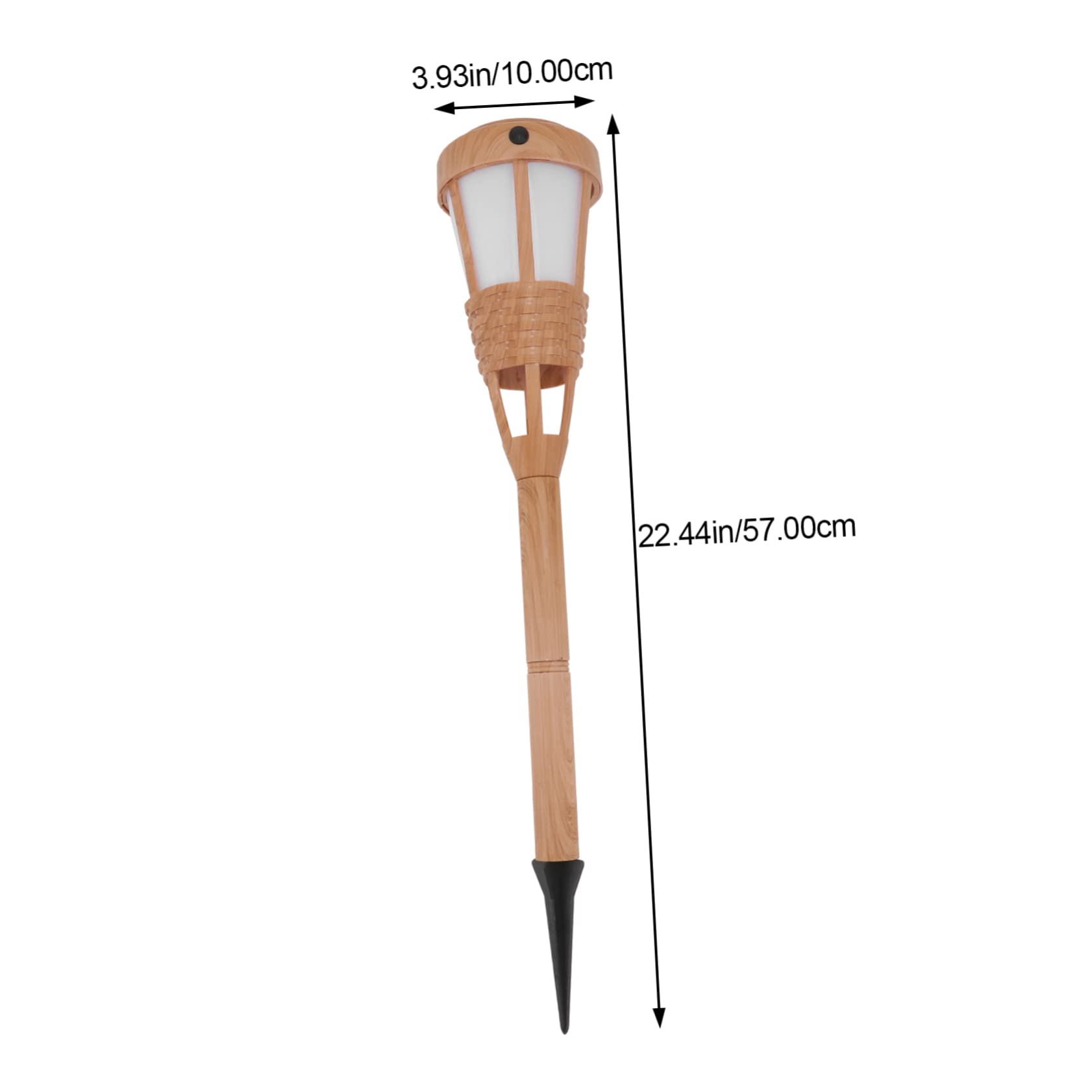 BESTonZON Solar Outdoor Lights Garden Easy Install No Wiring Resin Solar Lamp Ornament Lighting Tool Garden Adornment