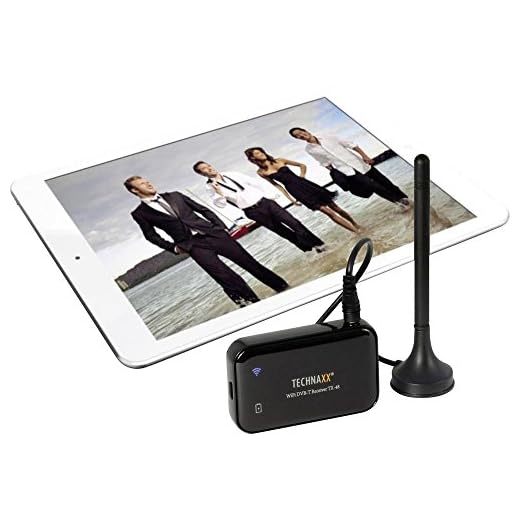 Technaxx TX-48 Wi-Fi DVB-T-mottagare tuner för Mobile Live TV