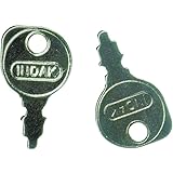 MADAM MONEY (2 Pack Hustler Zero Turn Mower Ignition Key - Raptor, FasTrak - Fits All
