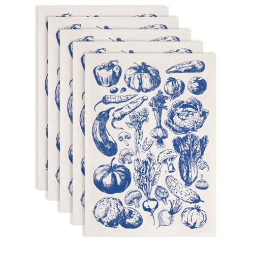 SUPERDANT 5 STK. Gemüse Kollektion Unterglasur Transfers Für Keramik Tomaten Kohl Ton Transferpapier Keramik Abziehbilder DIY Handwerkbedarf Abziehbilder Für Töpferwaren