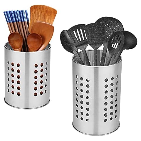 CODIRATO Soporte de Utensilios Cocina de Acero Inoxidable (2 PCS) Cover
