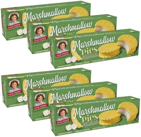 Little Debbie Banana Marshmallow Pies, 6 Boxes