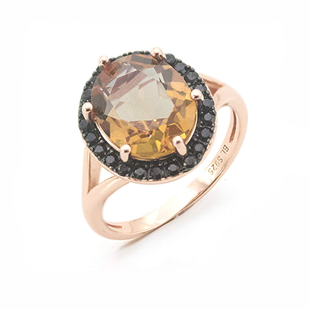 Anello Sultanit che cambia colore in argento Sterling 925 Nano Diaspore Gemma Belle Gioielli Nozze Halo Anelli per le Donne Regalo di Natale