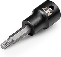 Vista 5 de TEKTON 1/2 pulgada Drive x M6 Triple Square Impact Bit Socket SIB28206