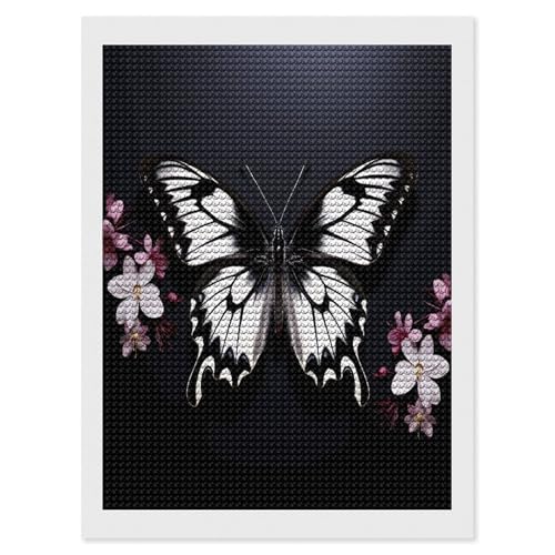 Pintura de diamantes de mariposa para adultos, ideal para reducir el estrés en casa