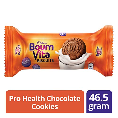 Image of Cadbury Bournvita Biscuits Pro Health Vitamins Chocolate, 47.9g