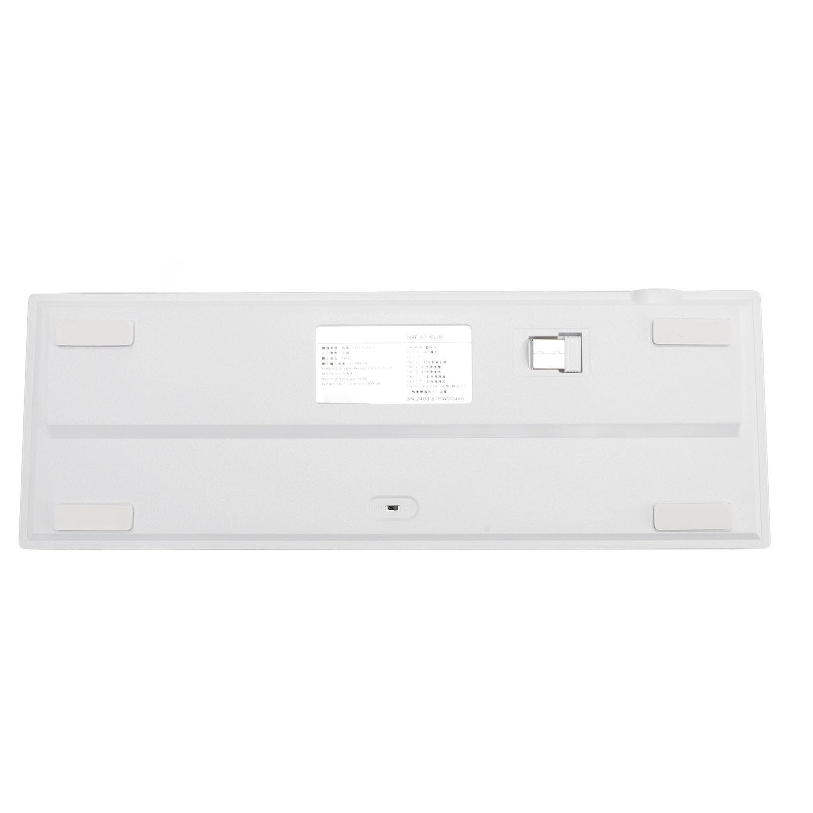 Bewinner Clavier Mécanique 61 Touches sans Fil Design Compact