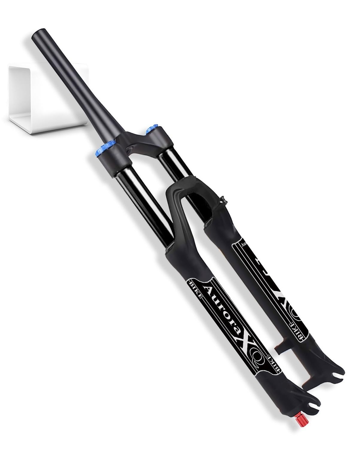 WIQUYBML AuroraXQ 26/27.5/29 Inch Travel 140mm MTB Air Suspension Fork, AIR-34 Rebound Adjust 1 1/8 Straight/Tapered Tube QR 9mm AM/XC/DH Mountain Bike Front Forks
