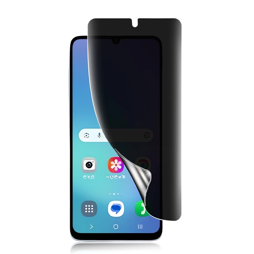 覗き見防止フィルム貼付済】Samsung Galaxy A25 5Gブルー Amazon