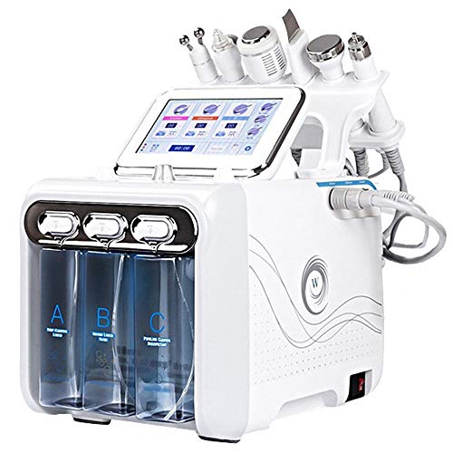 Hydrogen Oxygen Beauty Machine, 6 in 1 Hydro Dermabrasion Clean Facial Skin Care Jet Peel Machine Professional Skin Rejuvenation Small Bubble Device