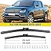 Car Wiper Front Wiper Blades Compatible with VW Amarok 2013-2021 Windshield Windscreen Window Car Rain Brushes 24''+24''
