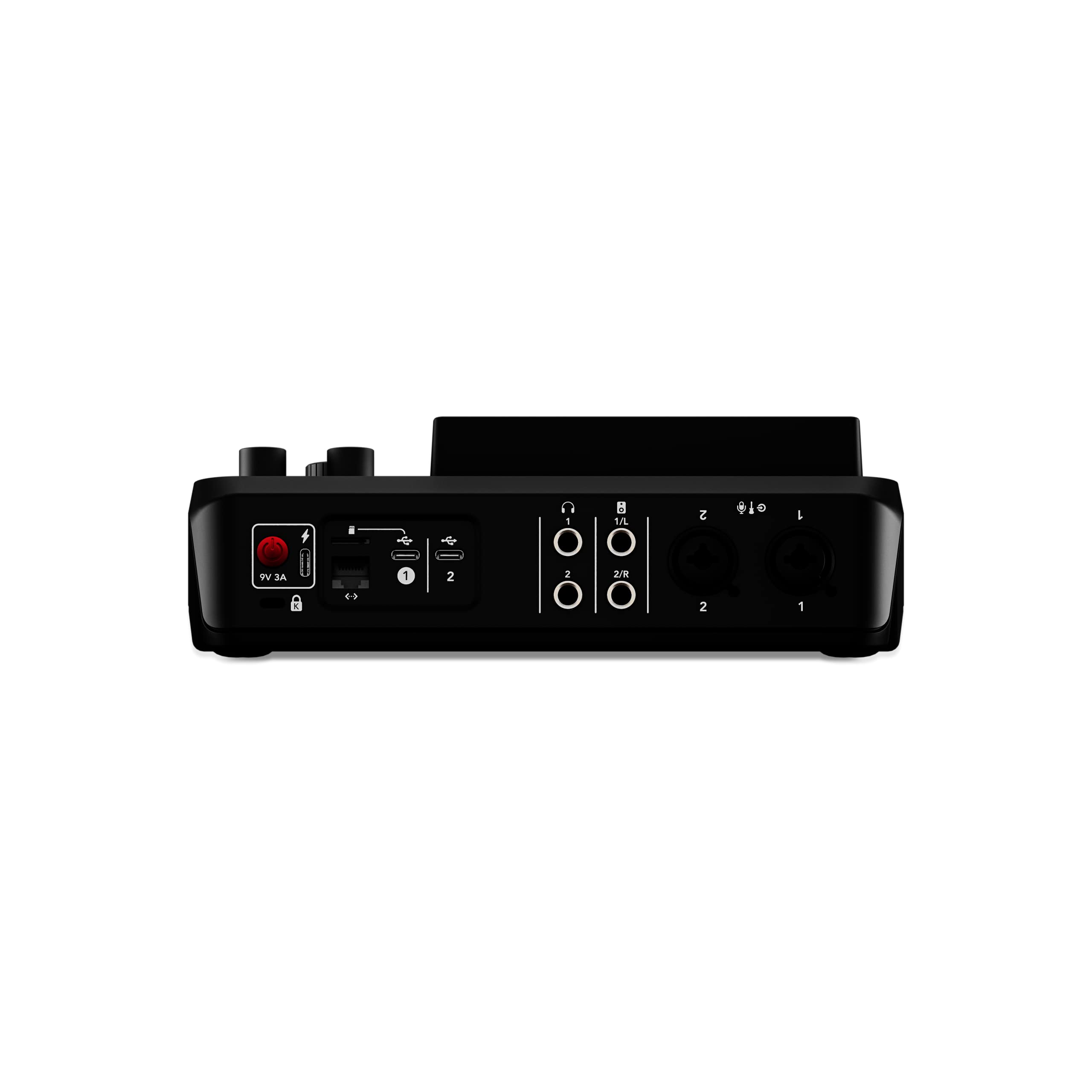 RØDE RØDECaster Duo Soluzione di produzione audio compatta all-in-one RØDE RØDECaster Duo per i podcast, lo streaming, la produzione musicale e la creazione di contenuti