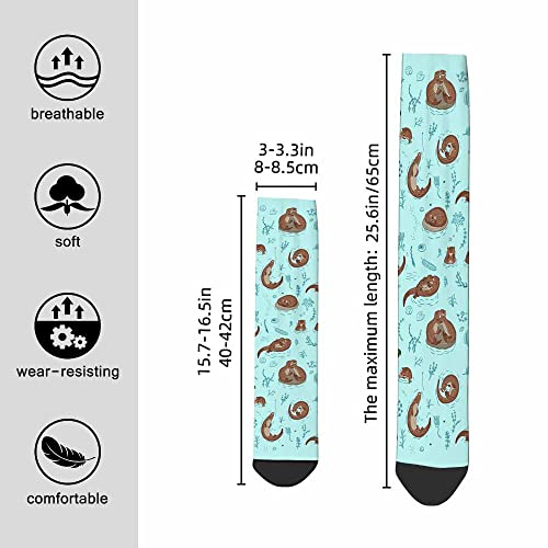 Image of Pehede Socks Mens Fun Dress Socks for Women Funny Novelty Crazy Design Socks