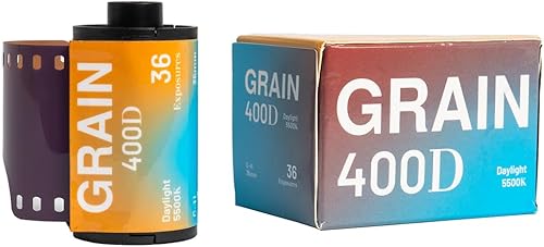 Grano 400D Color Negativo 1.378 in Película – Regalo Perfecto Película para Retratos, Fiestas, Paisajes, Calle, Moda, Bellas Artes, Deportes,