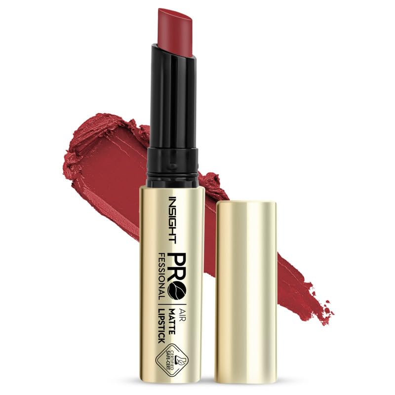 Image of INSIGHT Professional Air Matte Lipstick | Smooth Finish | All Day Comfort | Infused with Rosehip Oil and Avocado Butter | One Swipe Color - (Katara) (3g)