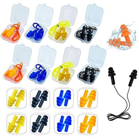 AXBUS Soft Reusable Silicone Earplugs for Noise Reduction Cover
