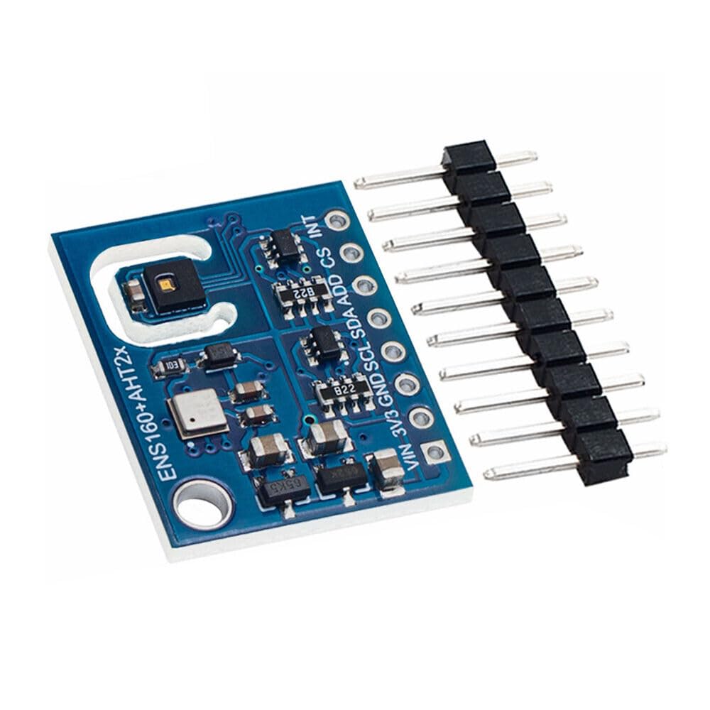 ENS160+AHT21 Capteur de dioxyde de carbone CO2 eCO2 TVOC Qualité de l'air et température et humidité Remplacement CCS811 pour Arduino