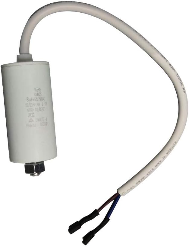 CBB65 Run Capacitor 250VAC 250V AC 8uF 8 uF 8MFD SH S3 B 50/60Hz RoHS UL Listed
