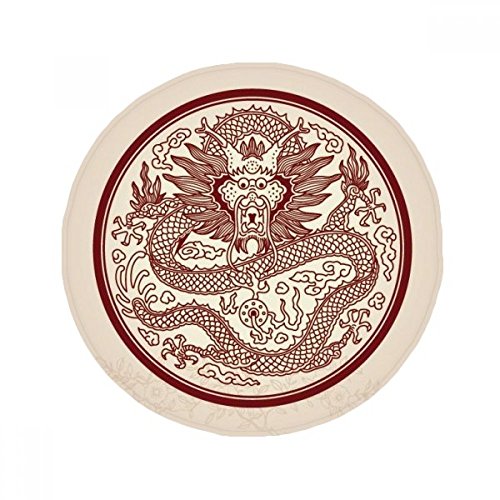 Tapis de bain dragon chinois multicolore, une idée cadeau unique - 2