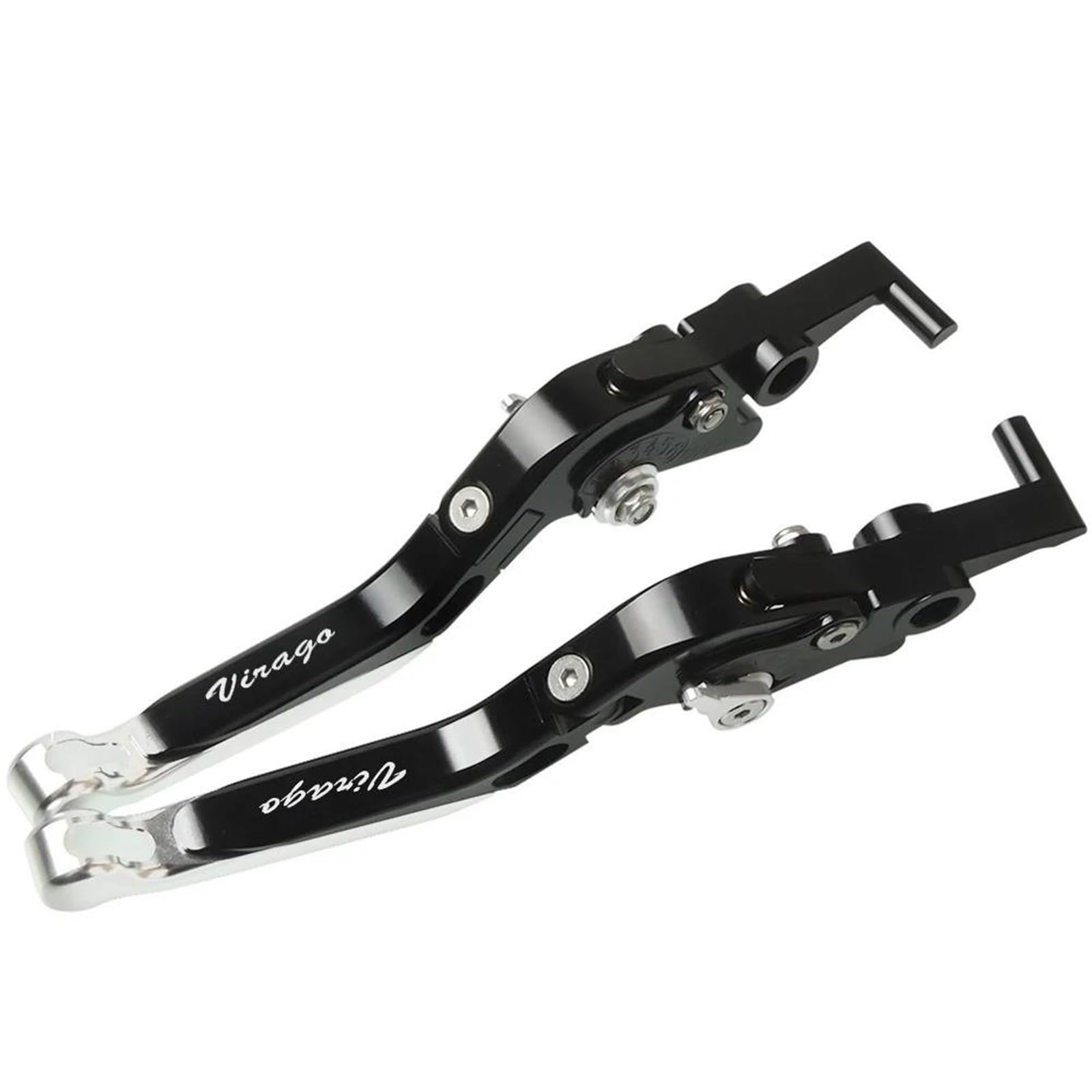 Blblxqbl Color 5 Motorcycle Brake Handle Levers For Xv1000 Xv535 Xv700 Xv750 Xv1100 Virago Xv750se Virago Motorcycle Brake Clutch Levers Adjustable Cnc Accessories(Color 5)