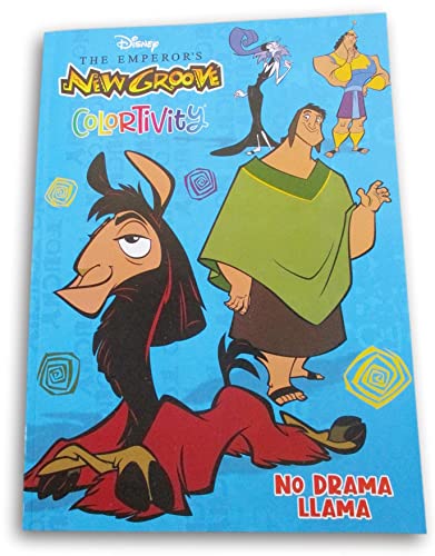 The Emperor's New Groove Coloring and Activity Book Colortivity ''Wild Fun'' - 80 Pages