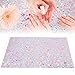 Nail Photo Props Background Mat Nail Art Table Mat Manicure Hand Rest Mat for Nail Art Beginners for Professional Use for Nail Art Lovers for Home Use (Hand pad JD-04)
