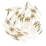 CALANDIS™ 2x50pcs Carp Fishing Tackle Copper Head Rotating Fishing Float PVC Tube L | Tackle Boxes & Bags | Fishing Equipment | Fishing
