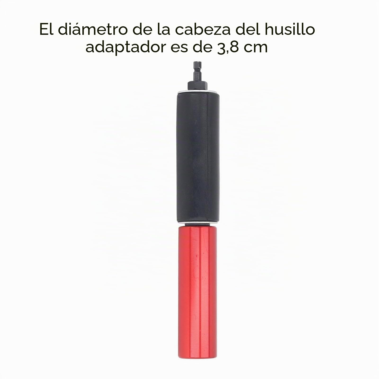Adaptador de Lijadora de Husillo, Tambor de Lijado de 1,5 Pulgadas, Adaptador de Lijadora de Husillo de Aleación de Aluminio, Juego de Mandril de Lijado con Llave y 10 Piezas de