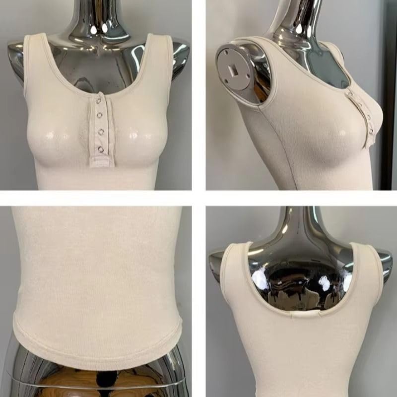 Débardeur cropé ajusté pour femme qui structure la taille sans comprimer