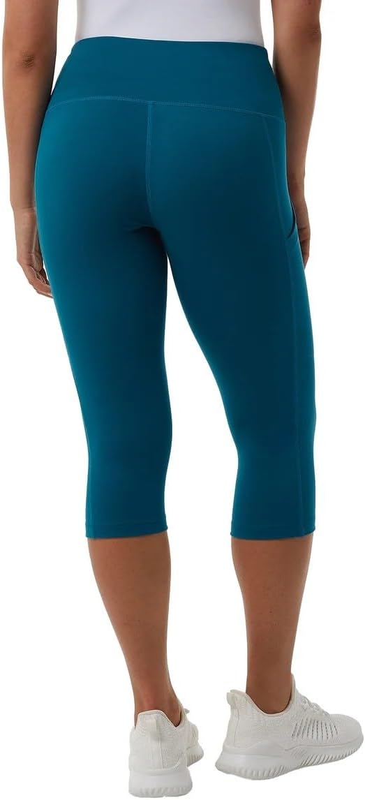 32 Degrees Women Cropped Tight Legging (US, Alpha, XX-Large, Regular, Regular, Blue) - Image 3