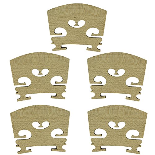PsmGoods Lot de 5 chevalets en érable pour violon plein 4/4