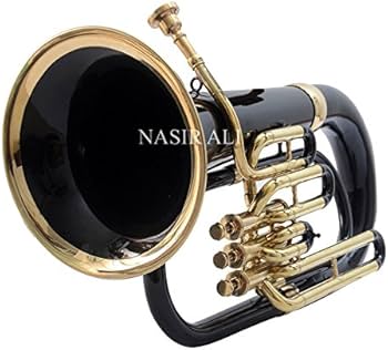 Amazon | ユーフォニウム ブラック + 真鍮 Bb 3バルブ