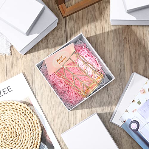 Geosar 8 Pack Square Gift Boxes With Lids 4 Assorted Sizes Gift Boxes For Presents Nesting Boxes White Black Boxes For Gifts Nested Boxes With Lids For Bridesmaid Birthday Wedding Party Favor Boxes #TOP3