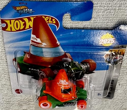 Hot Wheels Cone Shaker HW Metro Green/Orange miniatura 3