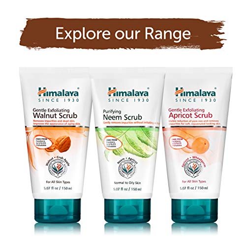 Himalaya Gentle Exfoliating Walnut Scrub For Deep Cleaning & Renewed Skin, 5.07 Oz #TOP6