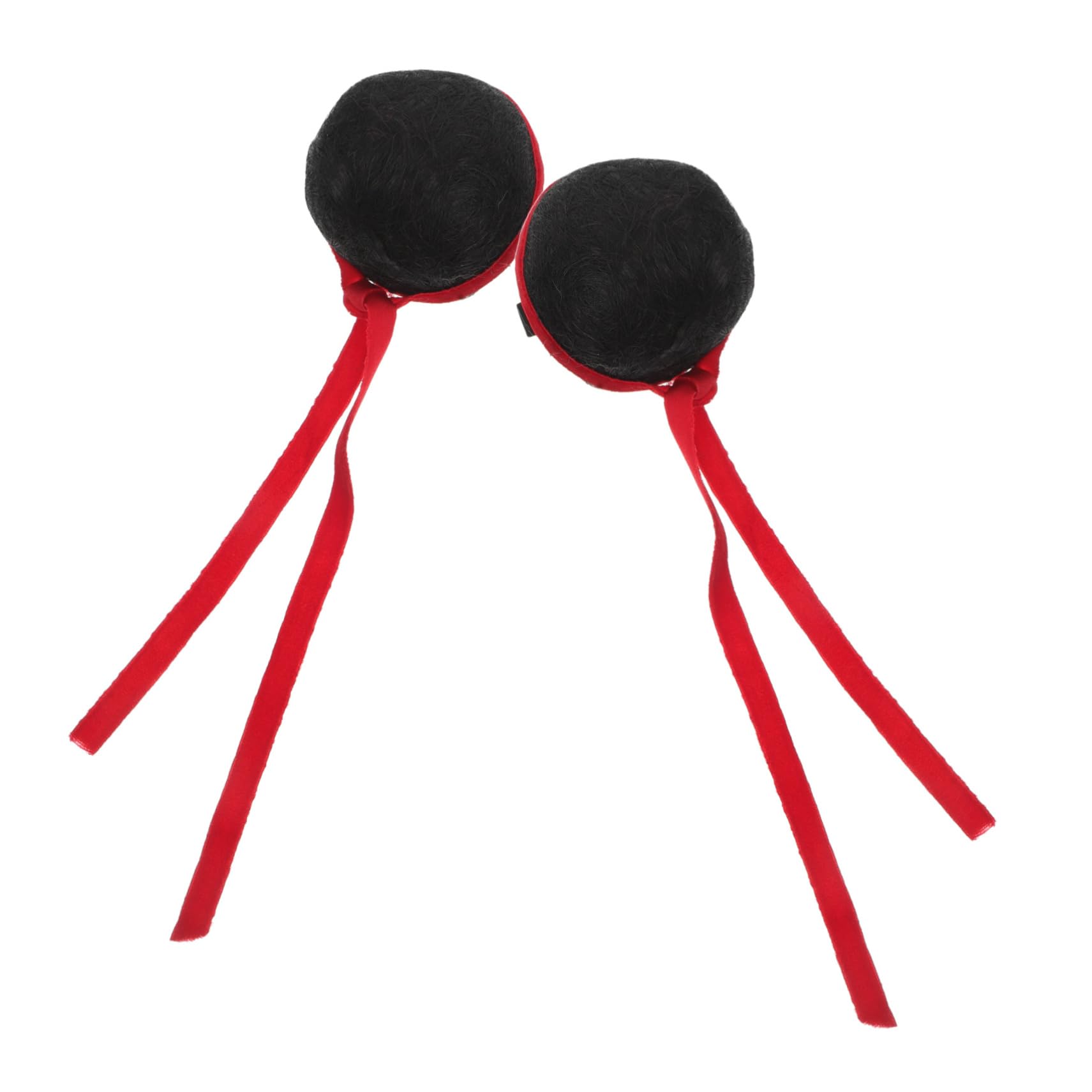 NOLITOY 1Pair Cosplay Bun Wig Hair Clip for Realistic Look Comfortable Fit for Costumes Parties and Everyday Use Durable Hair Accessories for Bun Barrette