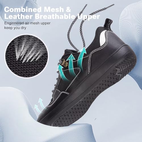Image of ZYEN Mens Barefoot Shoes Wide Toe Box Trail Running Sneakers Zero Drop Non-Slip Extra Wide Width Walking Shoes Minimalist Wrestling Sneakers Gym Trainer