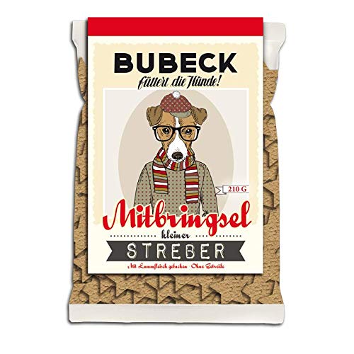 Bubeck Hipster-Edition Hundekekse (5x210g) – Lamm & Amaranth | Getreidefreies 5er Set (1,05kg) | Mono-Protein | Steinofen-Tradition seit 1893
