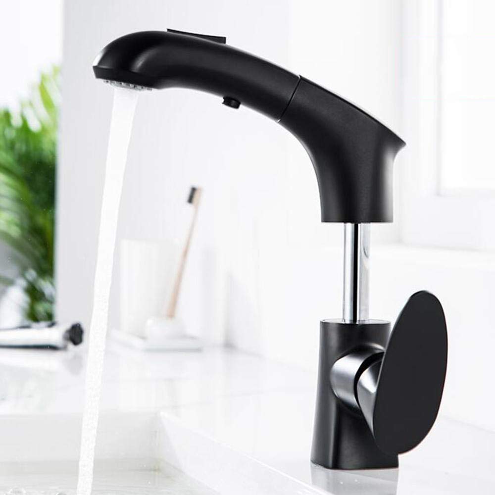 Grifo de lavabo de latón con cabezal ajustable de doble función 4