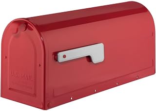 ARCHITECTURAL MAILBOXES 7600R MB1 Mailbox, Medium, Red