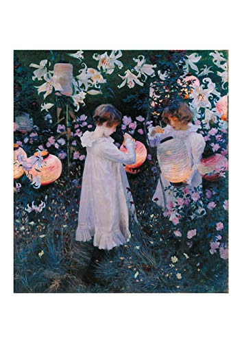 Œillet Lily Rose giclée de Sargent : grand tableau mat encadré pour décoration de salon