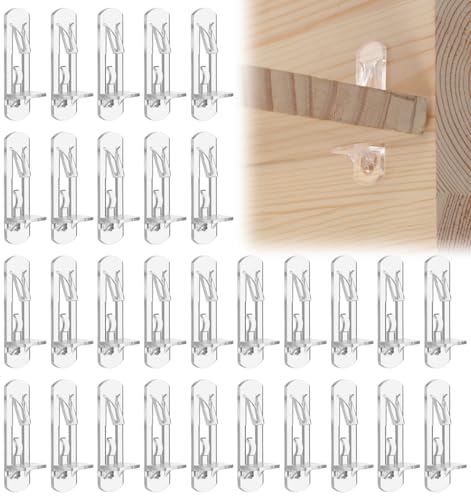 30Pcs Durable Plastic Shelf Pegs