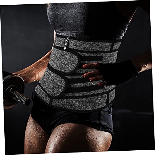 Faja lumbar femenina transpirable con cremallera y soporte miniatura 6