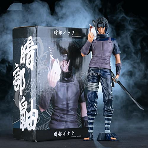 Image of Trunkin | Naruto Itachi Uchiha Anbu Black Ops Action Figure | Weeb Manga Toy Collectible | PVC Anime Figurine