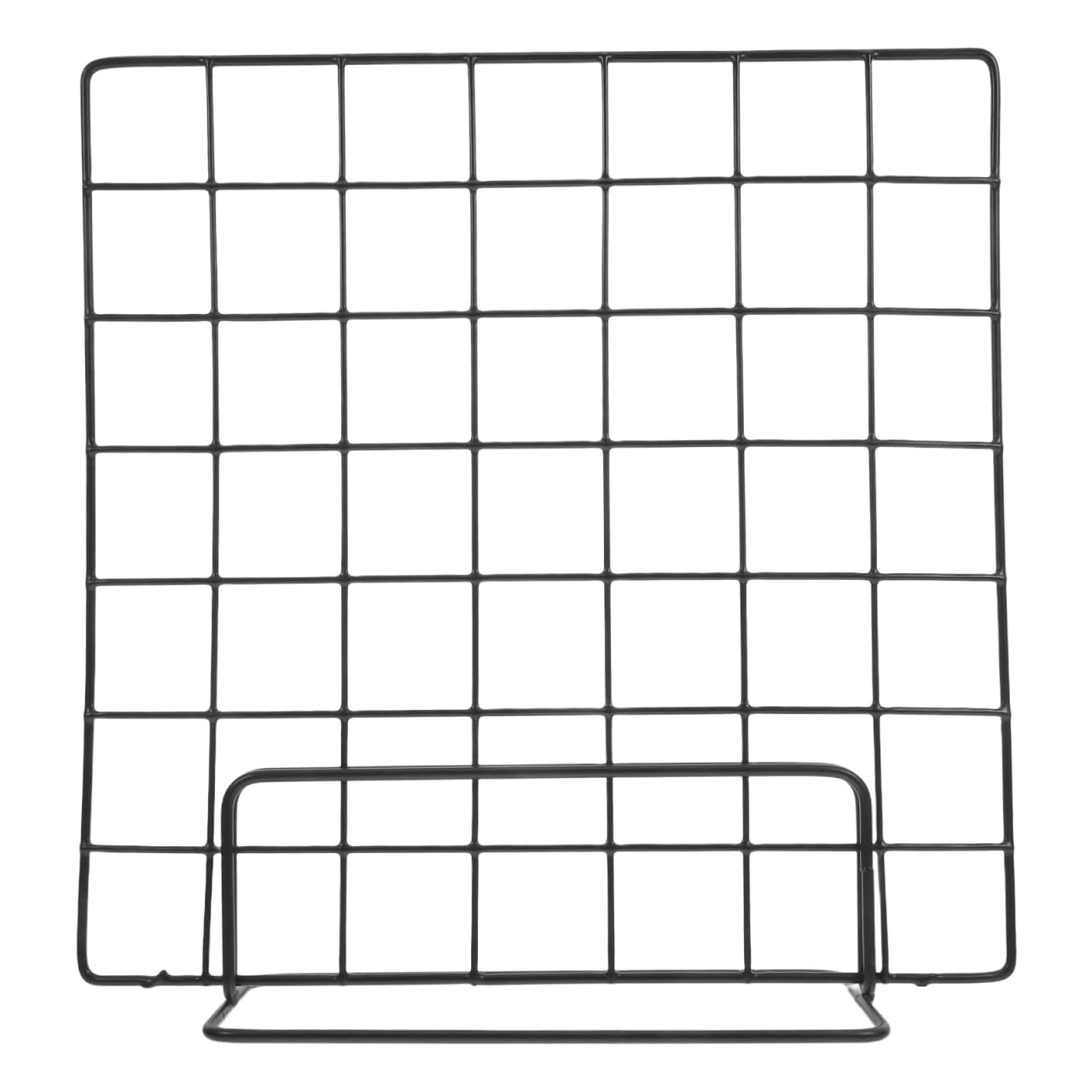 Amosfun Pannello a griglia da parete con base, 35 x 35 cm, espositore da tavolo per foto, espositore artigianale per casa, ufficio, bancarella
