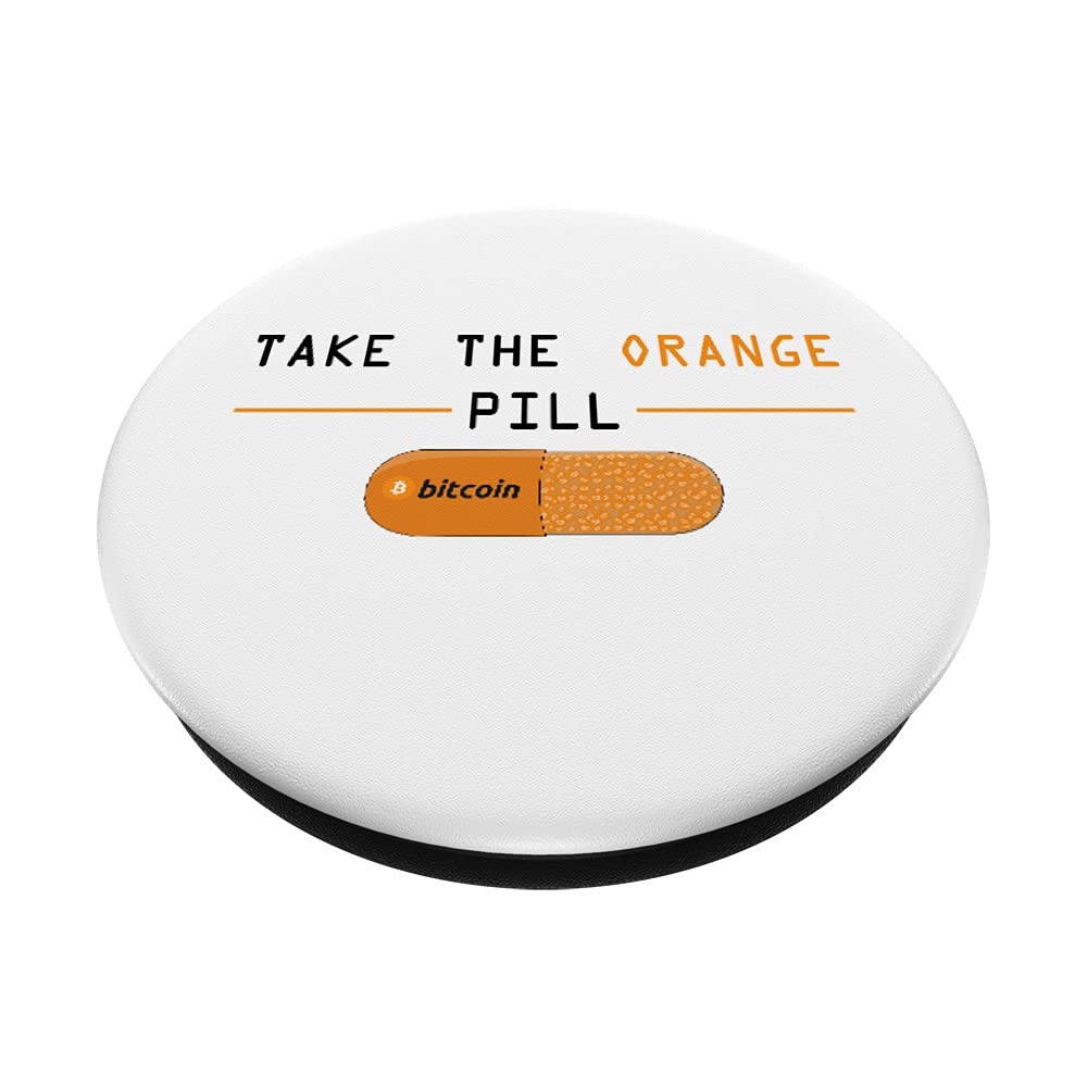 Amazon.com: Bitcoin BTC Crypto - Take The Orange Pill - Bitcoin PopSockets  Swappable PopGrip : Cell Phones & Accessories