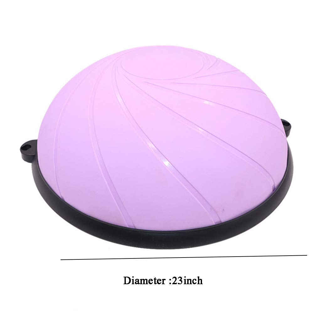 Halb Ball Balance Trainer, Gleichgewicht Trainerair Pump und Widerstand Bands inklusive für Core Training Home Fitness Strengthexercise Workout Gym